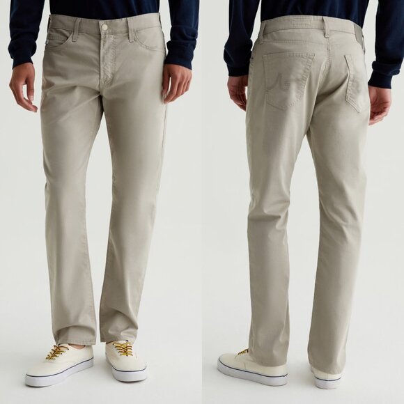 AG Adriano Goldschmied Mens Slim Straight Everett Commuter Pants - Picture 1 of 7